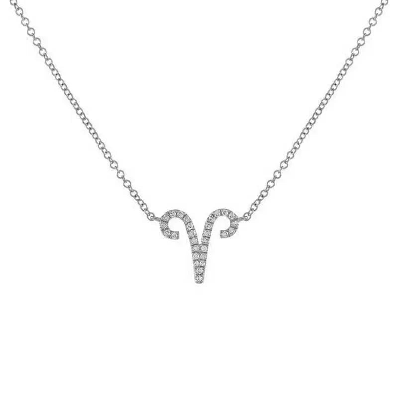 BowLift | Dainty Diamond Zodiac Sign Necklace