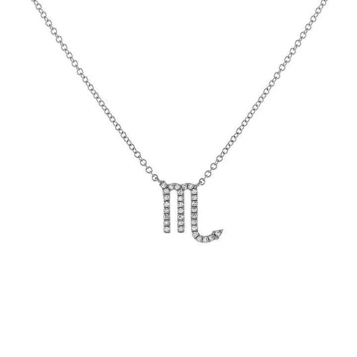 BowLift | Dainty Diamond Zodiac Sign Necklace