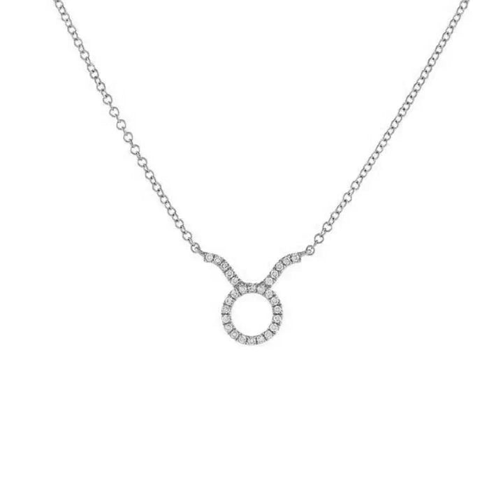 BowLift | Dainty Diamond Zodiac Sign Necklace