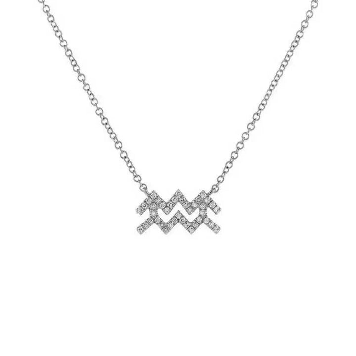 BowLift | Dainty Diamond Zodiac Sign Necklace