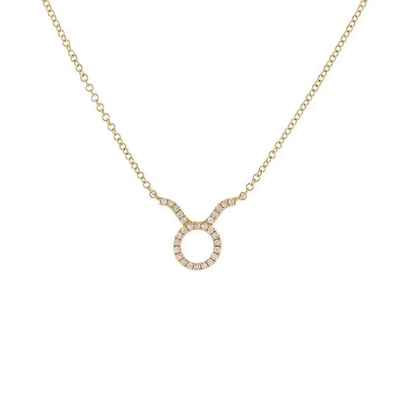 BowLift | Dainty Diamond Zodiac Sign Necklace