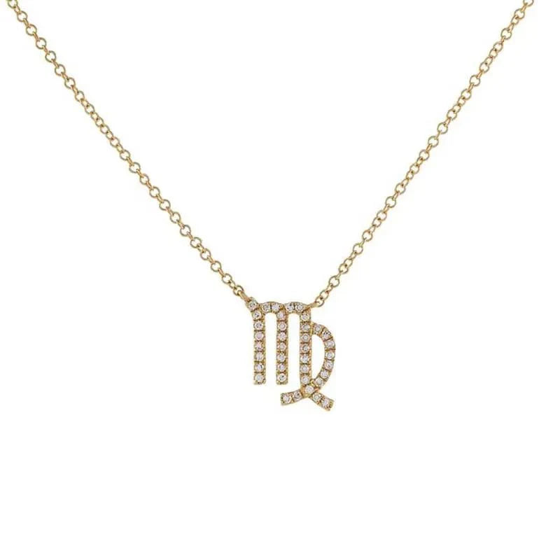 BowLift | Dainty Diamond Zodiac Sign Necklace