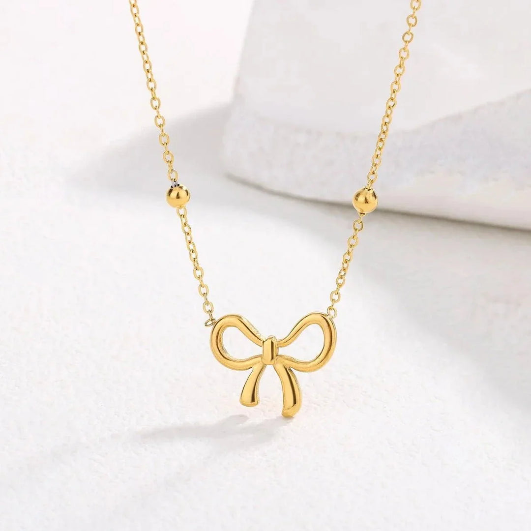 BowLift | Dainty Feminine Bow Necklace