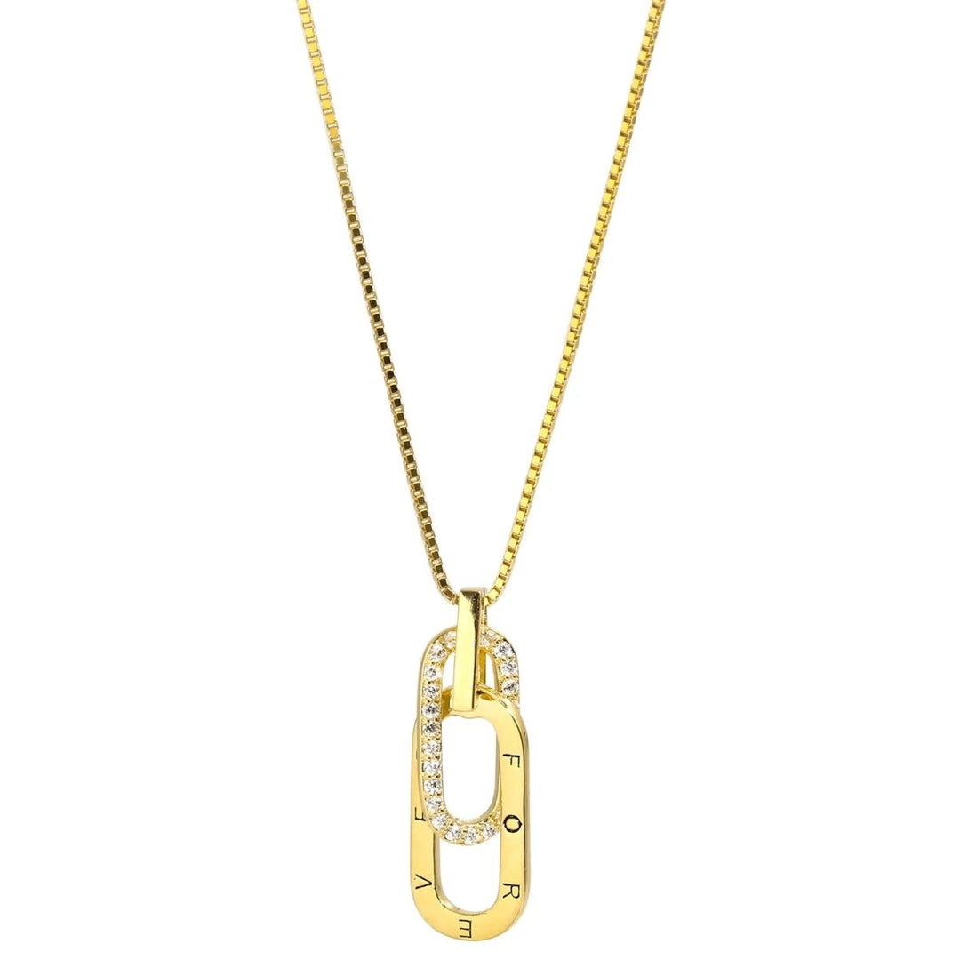 BowLift | Dainty Forever Paperclip Love Necklace