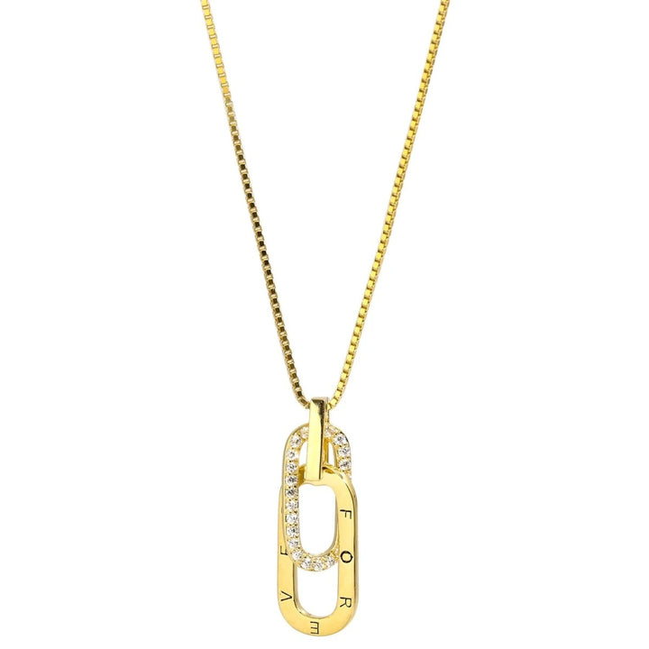 BowLift | Dainty Forever Paperclip Love Necklace