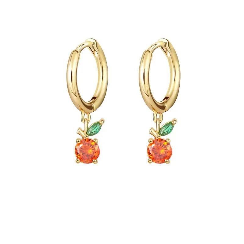 BowLift | Dainty Fruit Hoop & Stud Earrings