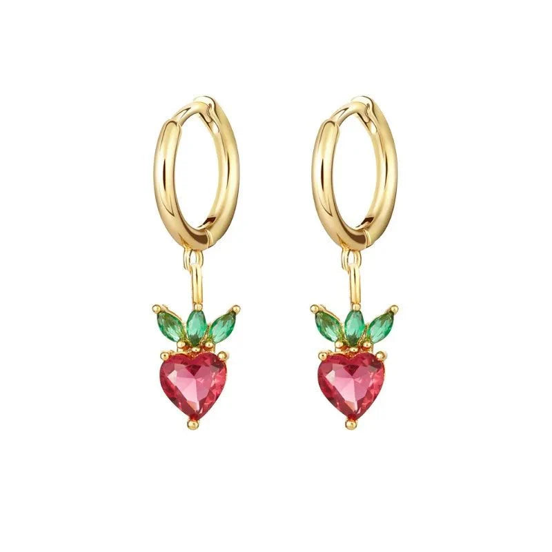 BowLift | Dainty Fruit Hoop & Stud Earrings
