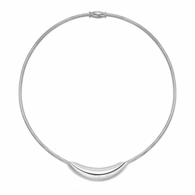 BowLift | Dainty Modern Curve Choker Necklace