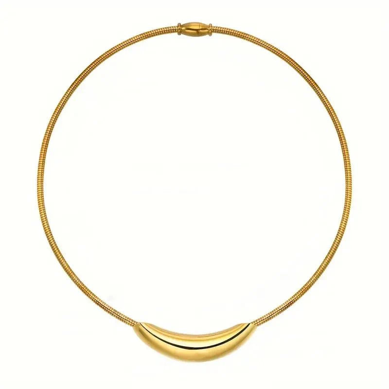 BowLift | Dainty Modern Curve Choker Necklace