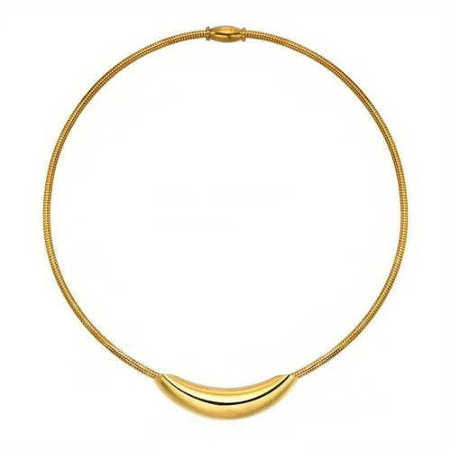BowLift | Dainty Modern Curve Choker Necklace