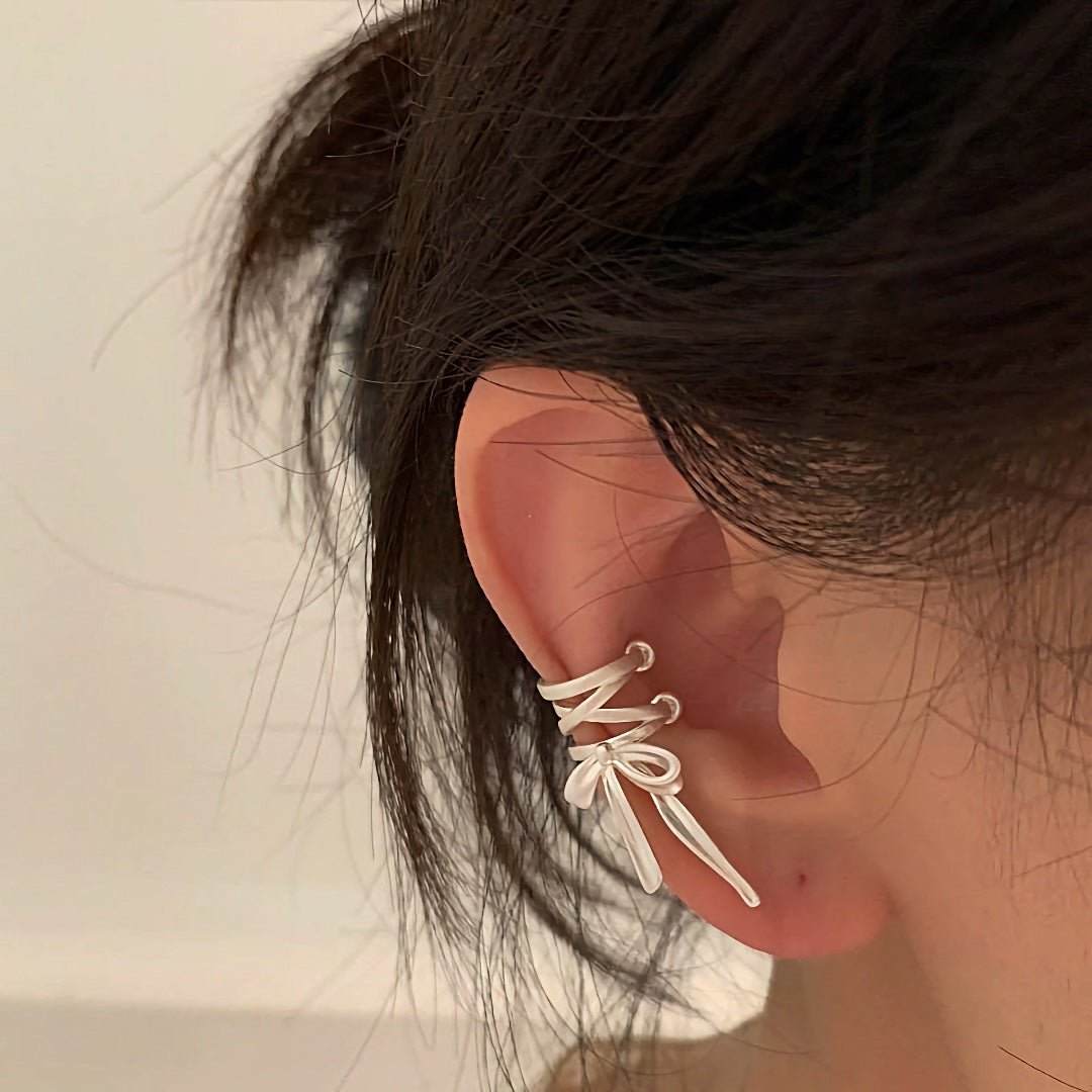 BowLift | Dainty Ribbon Bow Ear Cuff