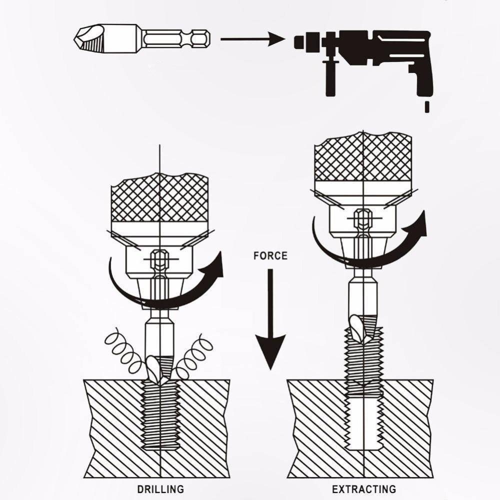 BowLift | Damaged Screw Remover Drill Bit Tool