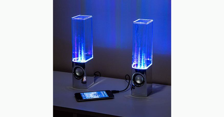 BowLift | LED Colorful Dancing Water Fountain Speaker – Portable!
