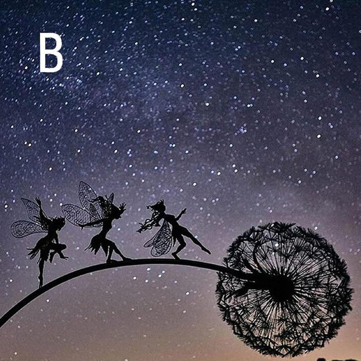 BowLift | Dancing Fairy Statue Steel Garden