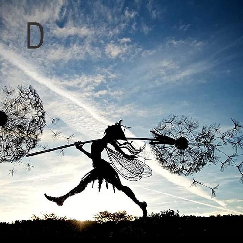 BowLift | Dancing Fairy Statue Steel Garden