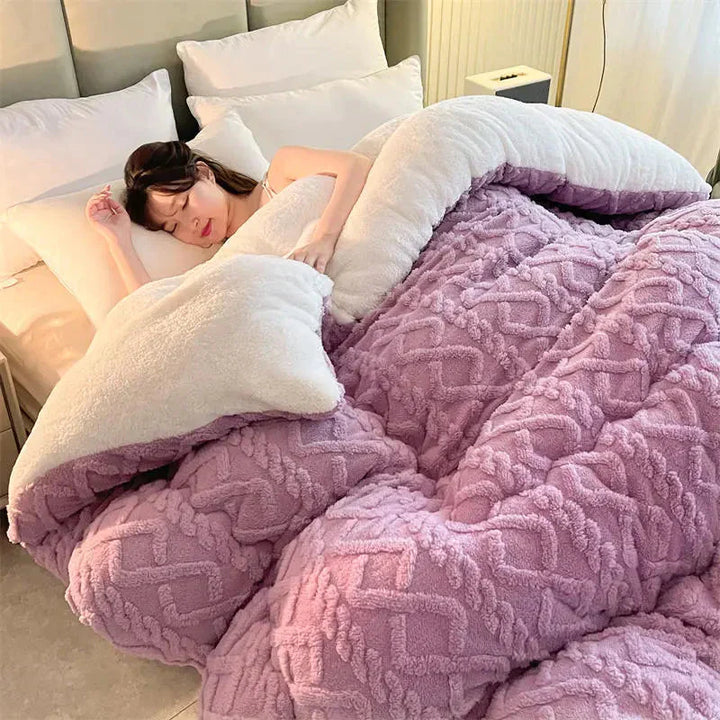 BowLift | SereneSleep Winter Duvet Cover - Luxury Cashmere Fleece Duvet for Ultimate Winter Comfort