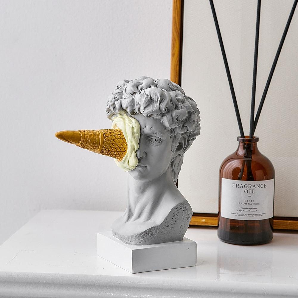 BowLift | Figure Face Ice Cream Art Sculpture