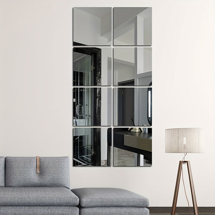 EleganceMirror – Luxury 3D Acrylic Mirror Tiles Set Bowlift