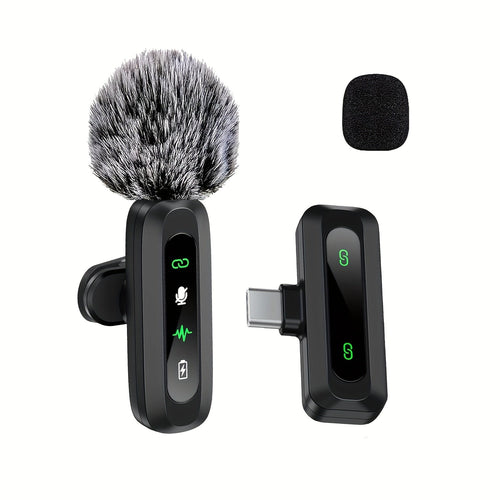 BowLift | SoundSnap Wireless Clip Microphone – USB-C Microphone for Smartphone and Tablet