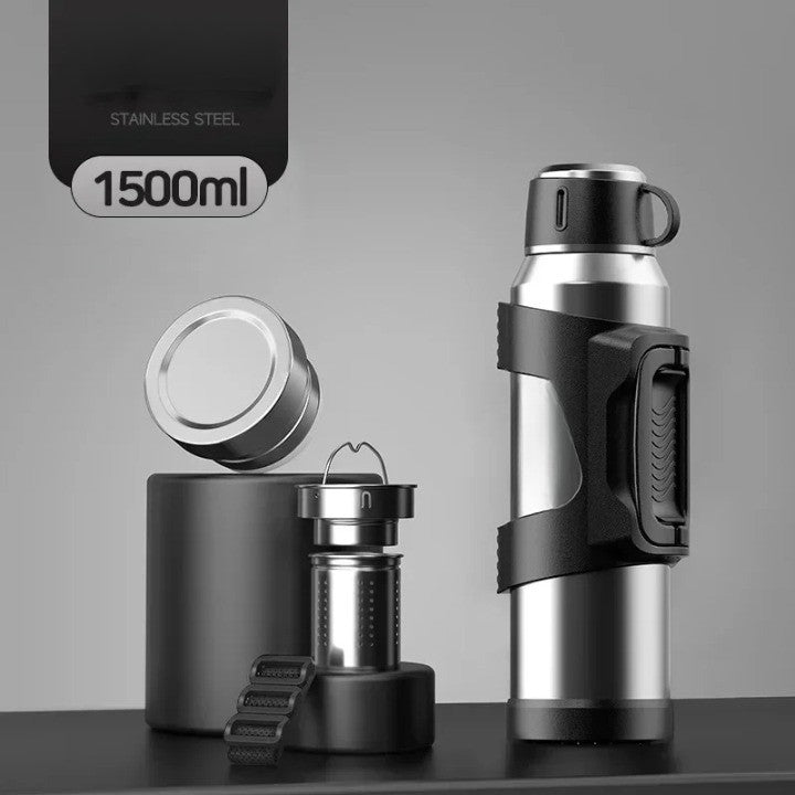Stainless Steel Heavy Duty Travel Hiking Thermos | Bowlift