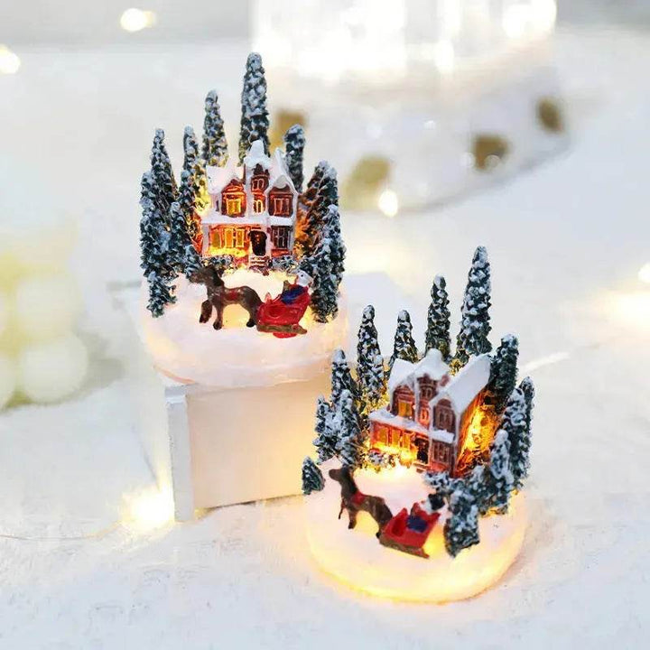 BowLift | Christmas Decorations Resin House Gifts