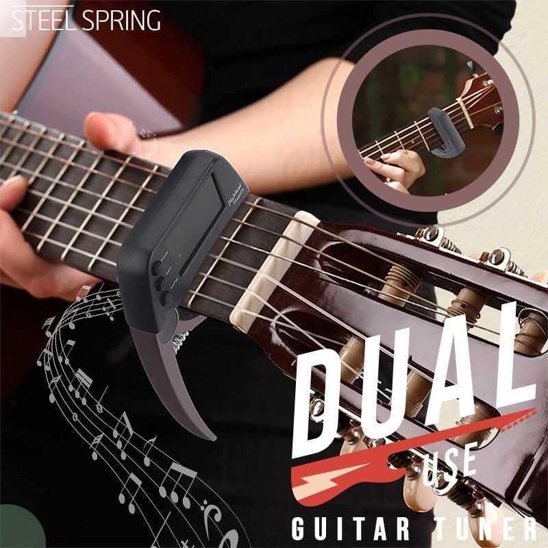 BowLift | DUAL-USE GUITAR CAPO TUNER WITH LCD DISPLAY