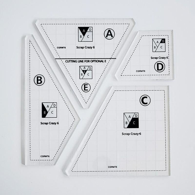 BowLift | Quilting Cutting Template Set | Creative Fabric Pattern Guide | Non-Slip Design for Sewing & DIY Crafts
