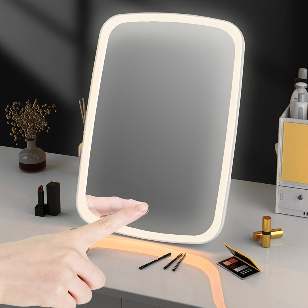 BloomMirror - Elegant LED Makeup Mirror USB Rechargeable Bowlift