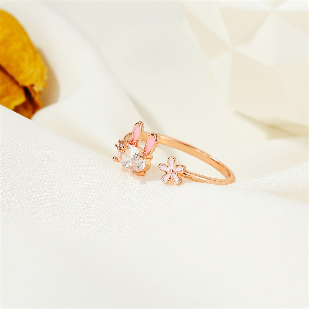 BowLift | Magic Radiant Rabbit Charm Ring