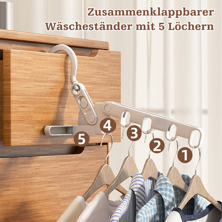 Portable foldable travel clothes hanger | Bowlift