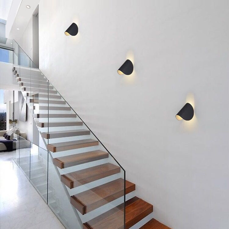 BowLift | Eveline Modern Geometric LED 4 Color Wall Light Indoor/Outdoor Metal