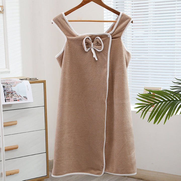 Sling Coral Velvet Bathrobe | Bowlift