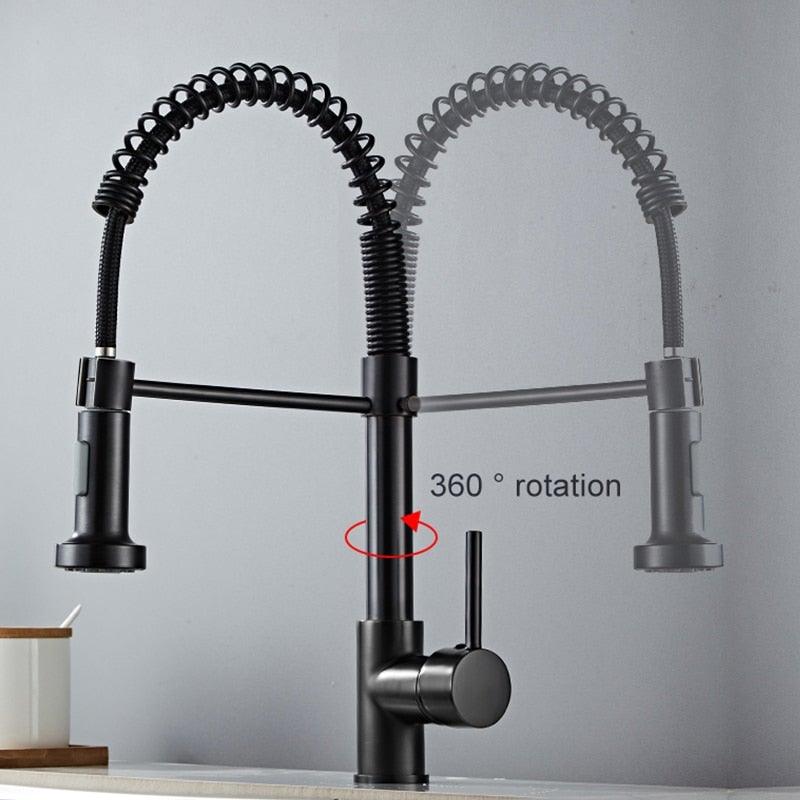 BowLift | Deck-mounted kitchen faucet