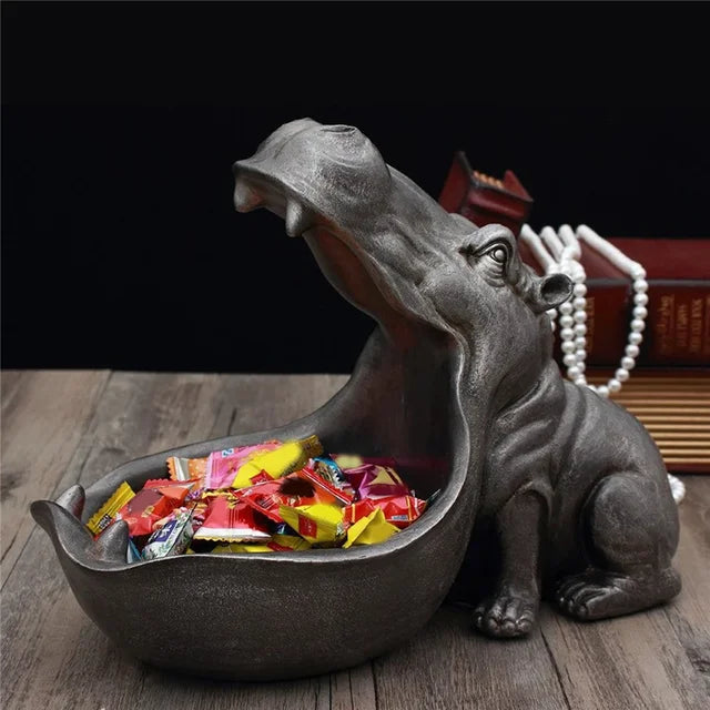 BowLift | Decorative Hippo Desk Storage Box - HippoStash