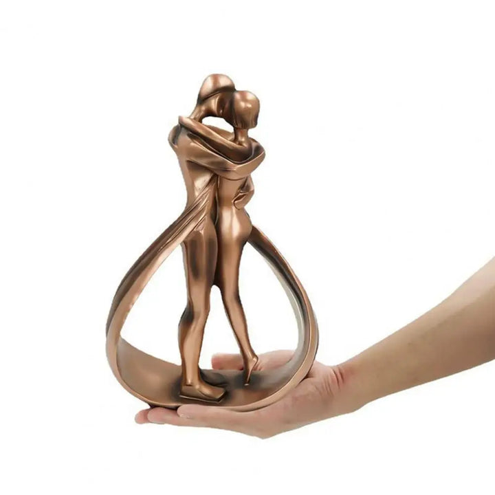 BowLift | Decorative Sculpture of Embracing Figures - Seraphina
