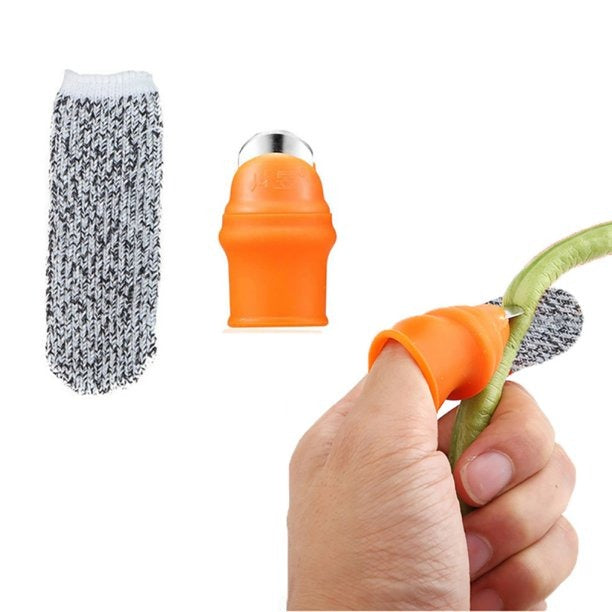 Gardening Thumb Knife Finger Gloves | Bowlift