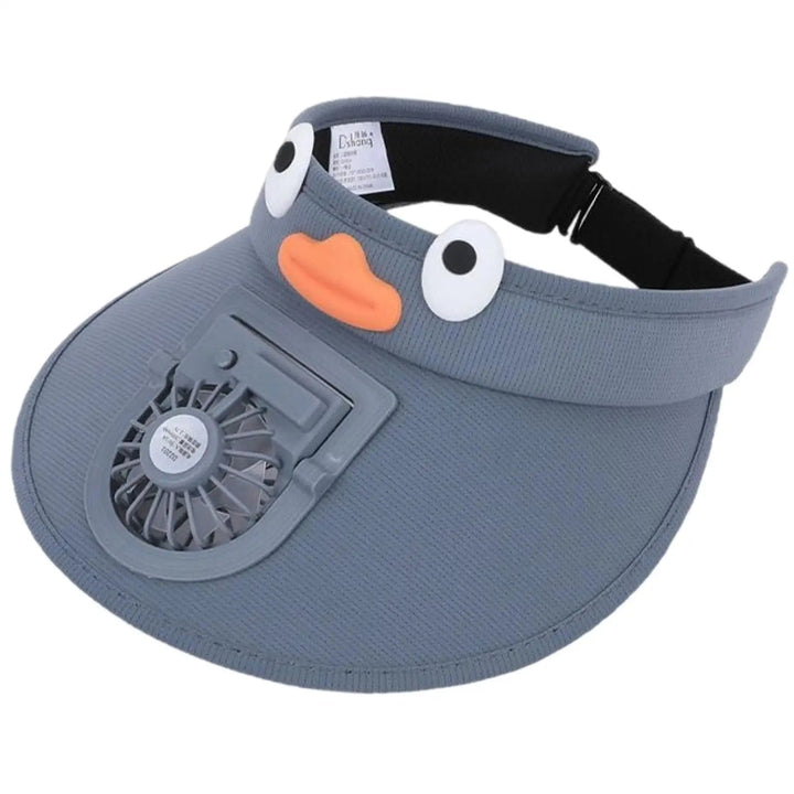 Kids Sun Visor Hat with Cooling Fan Hat | Bowlift