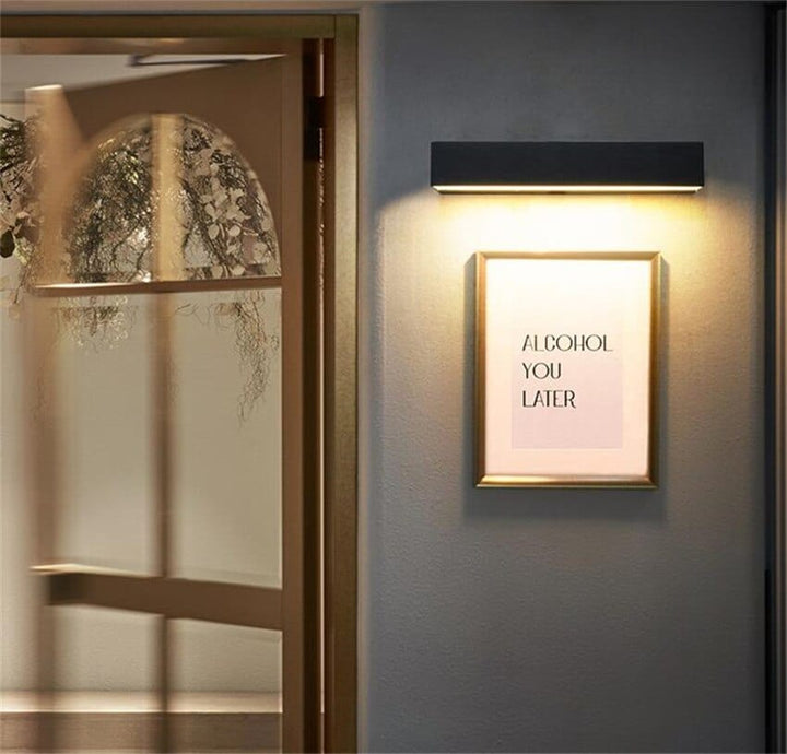 BowLift | Illuminated Bar Wall Light | Outdoor Wall Light for Terrace and Garden
