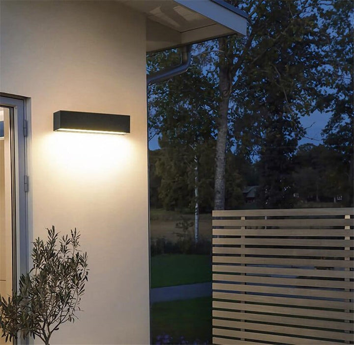 BowLift | Illuminated Bar Wall Light | Outdoor Wall Light for Terrace and Garden