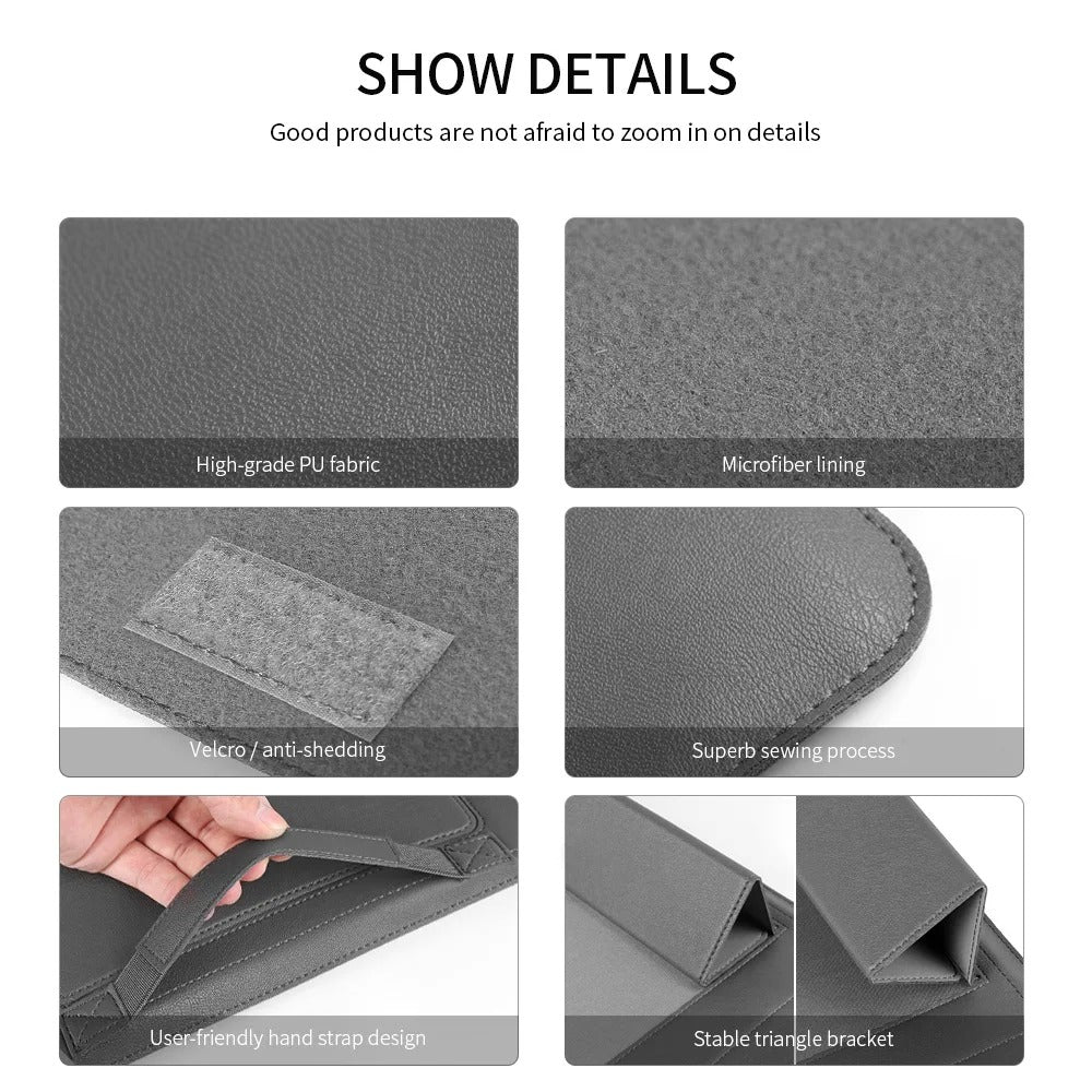 BowLift | 4-in-1 Laptop Sleeve - Slim Protective Case with Stand Function