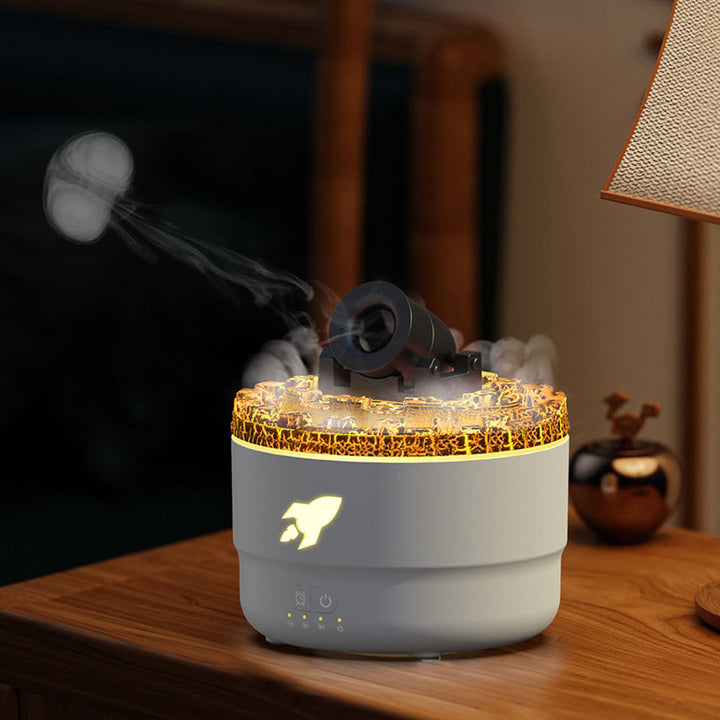 LavaGlow - Verfrissende Aroma Diffuser met Nachtlicht Bowlift