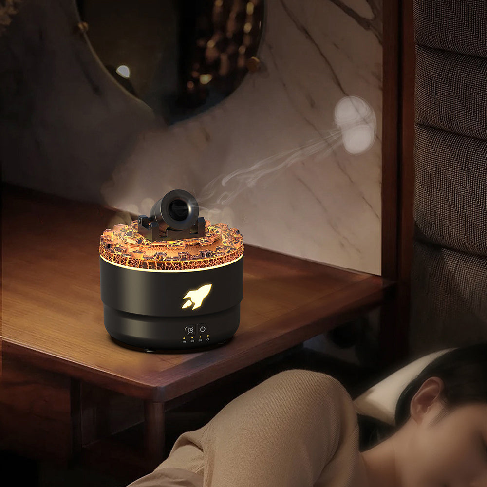 LavaGlow - Verfrissende Aroma Diffuser met Nachtlicht Bowlift