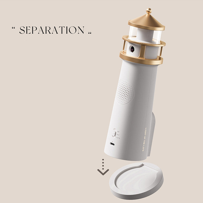 BowLift | Lighthouse Speaker Bluetooth Lamp Moon Shadow Ambient Light Best Gift