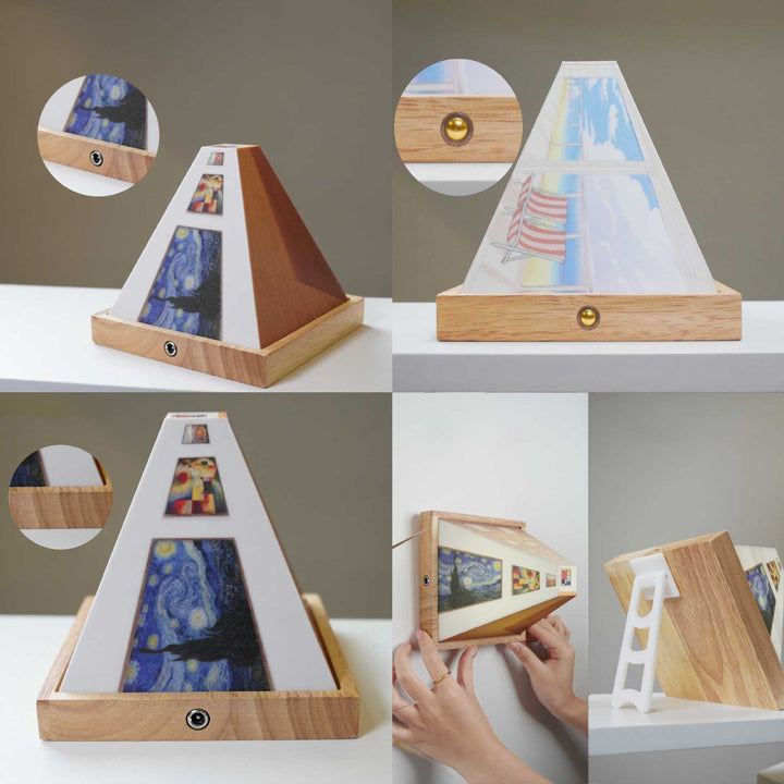 BowLift | 3D Glasses-Free Gallery Optical Illusion Wall Lamp & Night Light