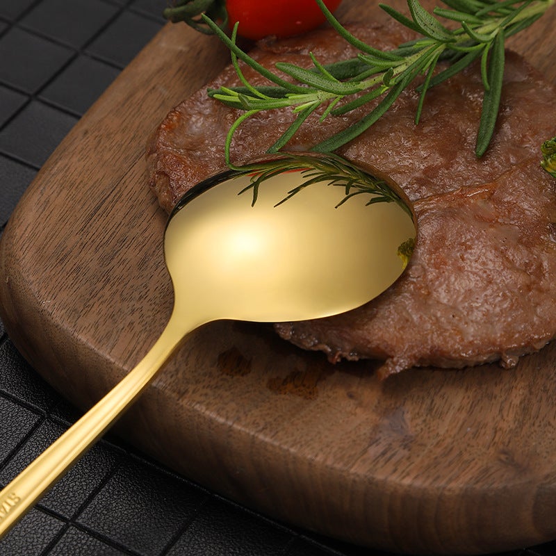 BowLift | RoyalGlimmer Gold Cutlery Set - Gold Cutlery Set for a Luxurious Table Decoration