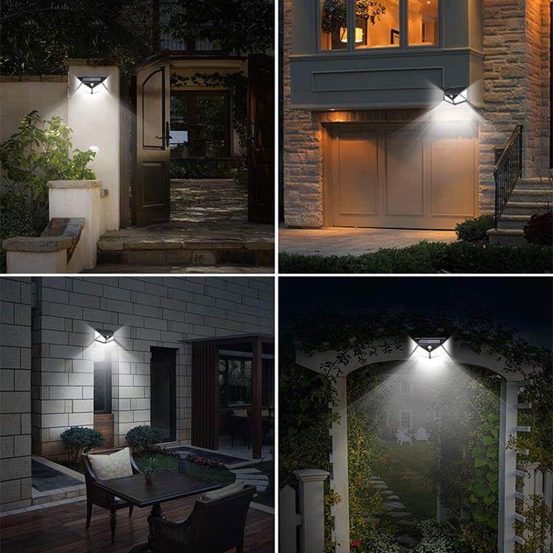 LED Outdoor Solar Light Wall Lamp | Bowlift