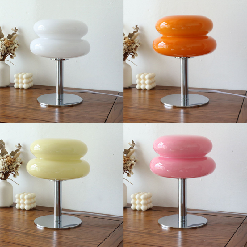 BowLift | DESIGNER GLASS TABLE LAMP - AMBIENT LED LAMP FOR BEDROOM AND STUDY