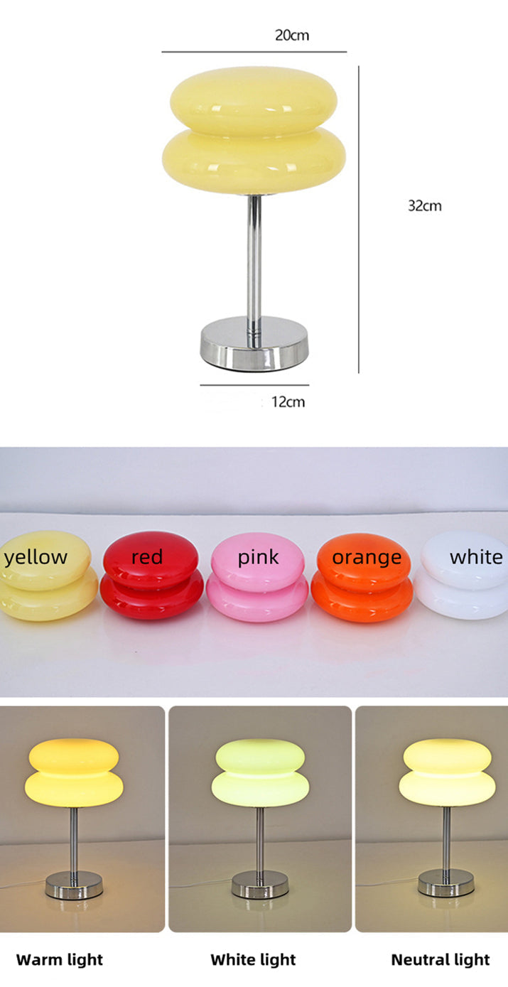 BowLift | DESIGNER GLASS TABLE LAMP - AMBIENT LED LAMP FOR BEDROOM AND STUDY