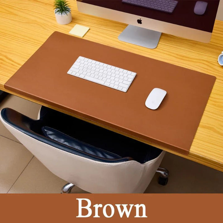 BowLift | RESTEDGE – Ergonomic PU Leather Desk Pad with Wrist & Elbow Support