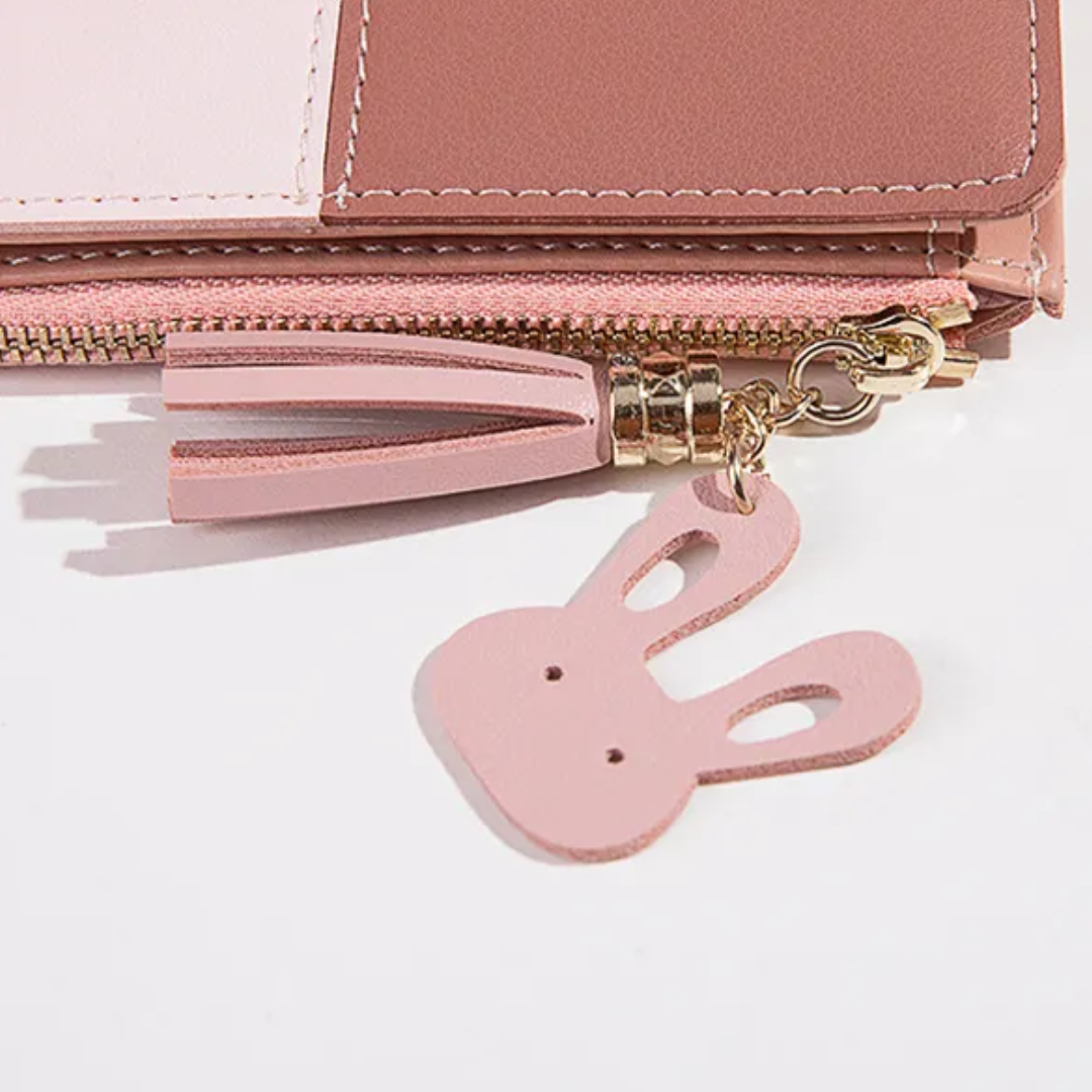 Mini Wallet with Trendy Tassel Bowlift